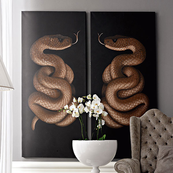 VSS40 Serpente<br>
painting  
90 x 200 cm