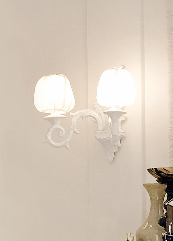 <strong>BS16</strong> ceramic sconce, 2 lights
L. 35 x H. 50 cm