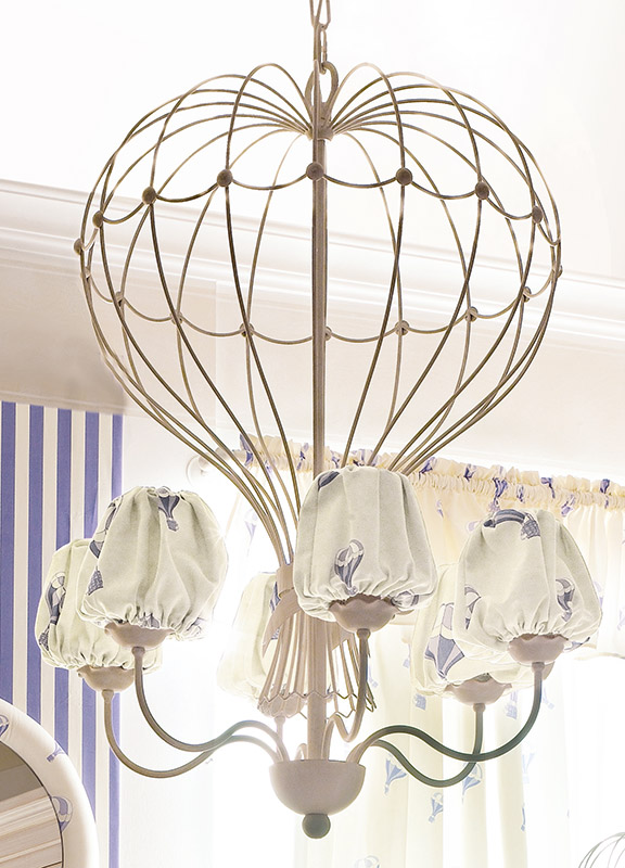 <strong>2040</strong> hot air balloon chandelier, 6 lights
ø 53 x H. 77 cm