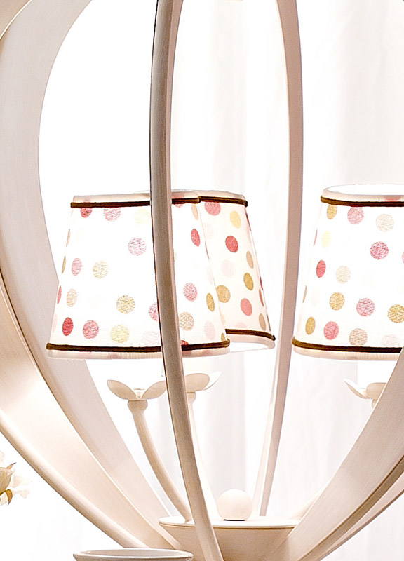 <strong>PAR05</strong> fabric lampshade with border
ø 12 x H. 8 cm 